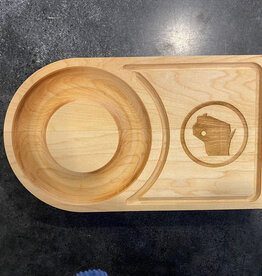 Woodchuck Maple Hardwood Salt Rim Tray
