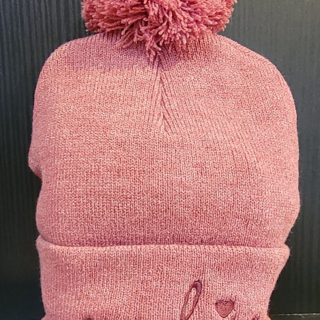 Eau Claire Maroon Pom Hat