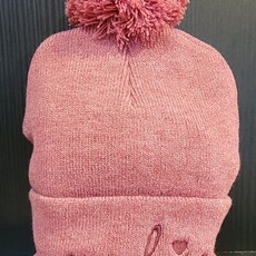First & Foremost Eau Claire Maroon Pom Hat