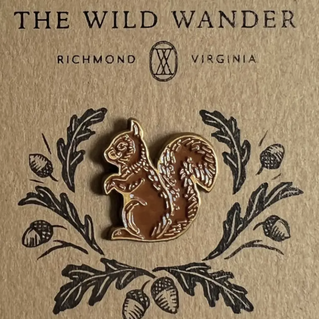 The Wild Wander (Faire) Squirrel Enamel Pin