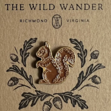 The Wild Wander (Faire) Squirrel Enamel Pin