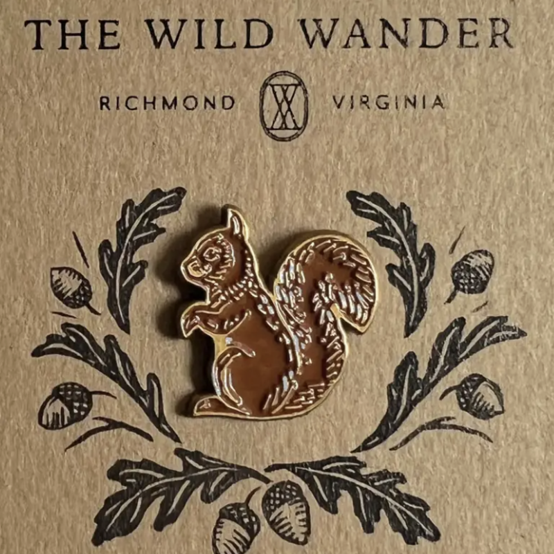 The Wild Wander (Faire) Squirrel Enamel Pin