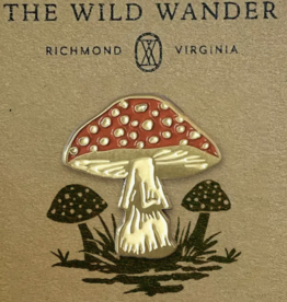 The Wild Wander (Faire) Red Mushroom Enamel Pin