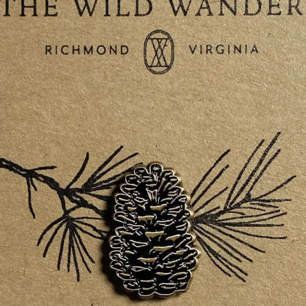 The Wild Wander (Faire) Pinecone Enamel Pin