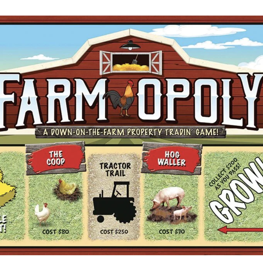 Cobble Hill Puzzles Farm-Opoly Board Game
