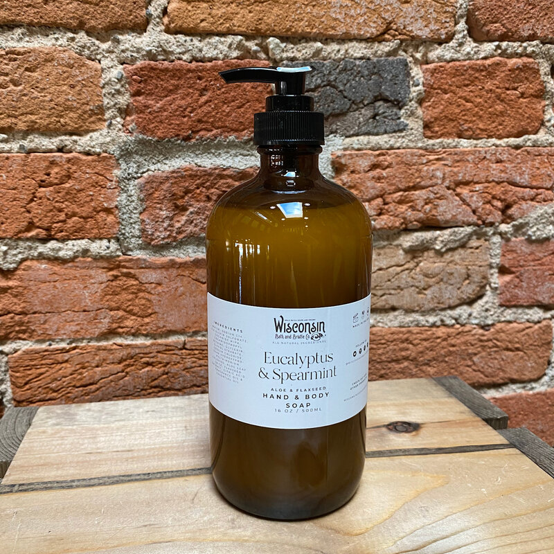 Wisconsin Candle Company Hand & Body Wash Eucalyptus & Spearmint