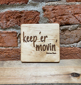 Wissota Works Wood Coaster -