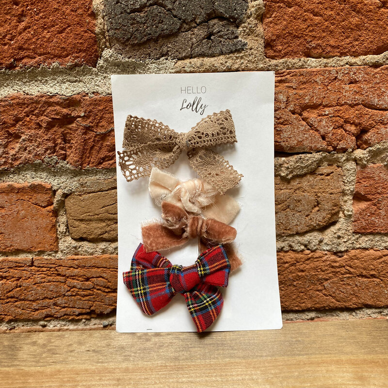 Bow Clip (set of 4)