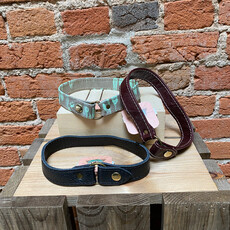 Permanent Baggage Leather Double Wrap Bracelet Assorted