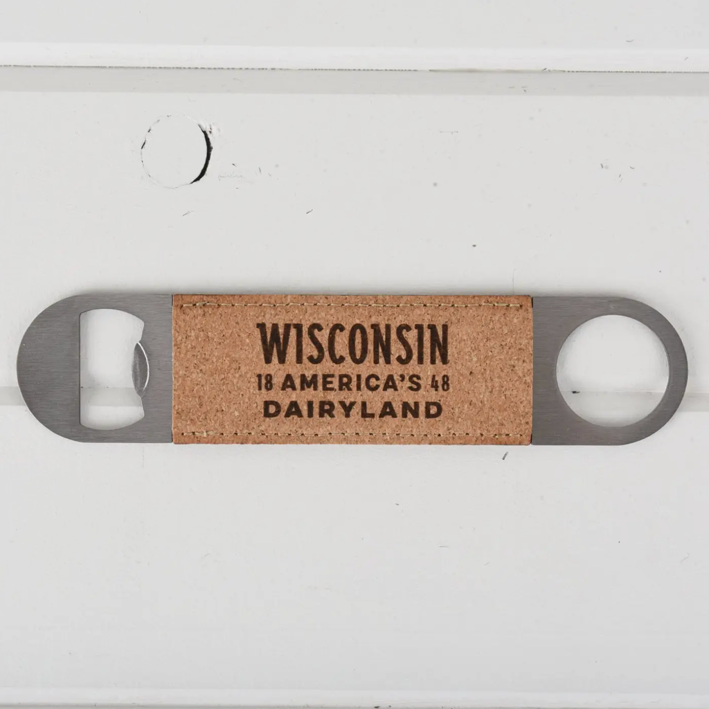 Classic State (Faire) Wisconsin Cork Bottle Opener