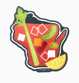 Pixel & Stitch Bloody Mary Wisconsin Sticker