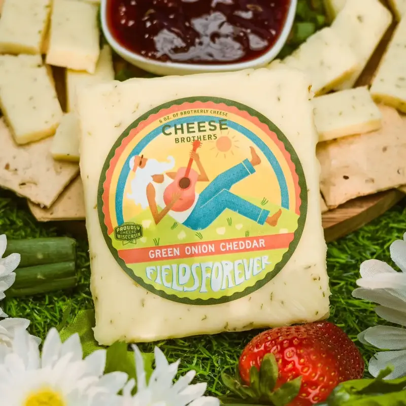 Cheese Brothers "Fields Forever" Green Onion Cheddar