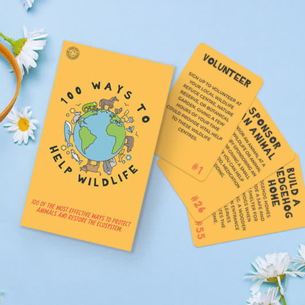 Gift Republic 100 Ways to Help Wildlife