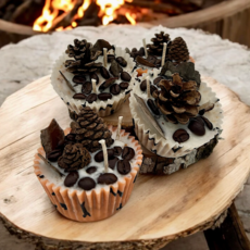 Woofs and Wax Fidos Firehouse Fire Starters 4 pc - Coffee Bean