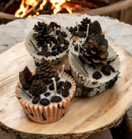 Woofs and Wax Fidos Firehouse Fire Starters 4 pc - Coffee Bean