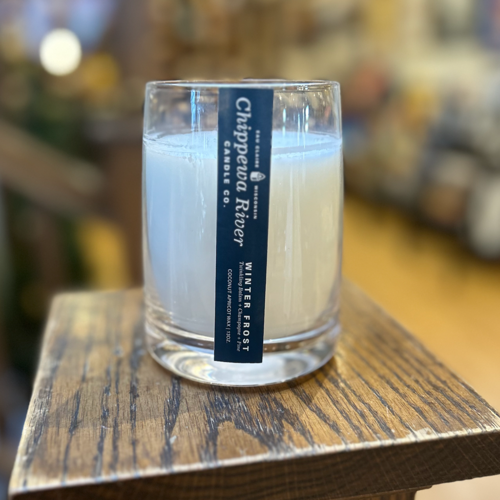 Chippewa River Candle Co. 13oz Glass Candle Oak Wick