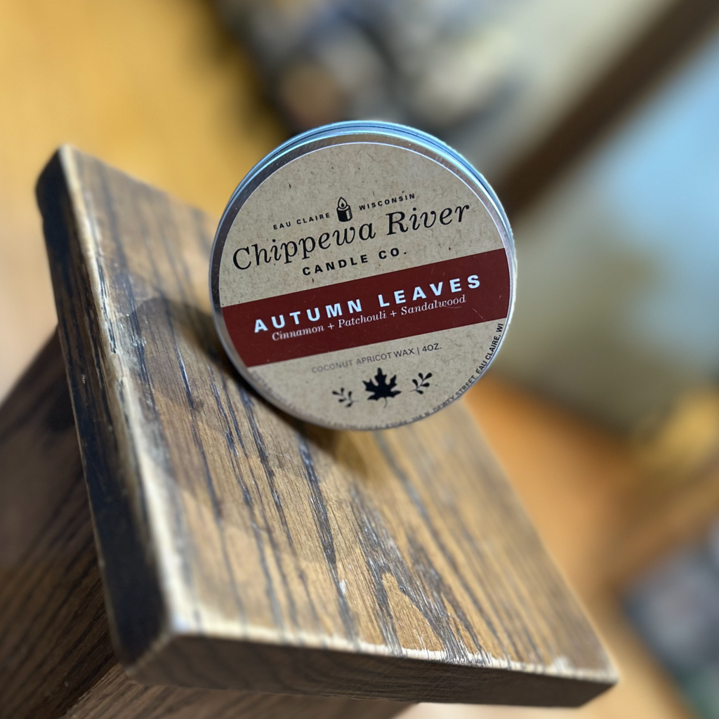 Chippewa River Candle Co. 4oz Oak Wick Tin