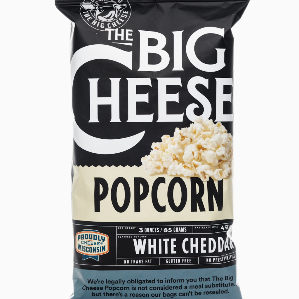 The Big Cheese Gourmet Popcorn - White Cheddar (3oz)