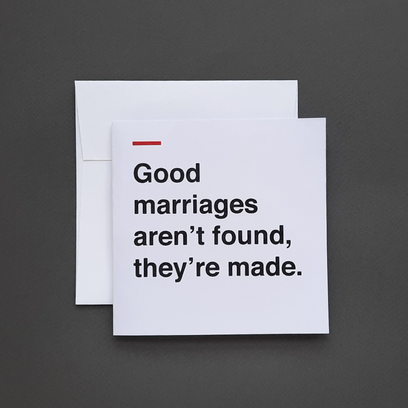 The Middle Shore - Good Marriages Greeting Card