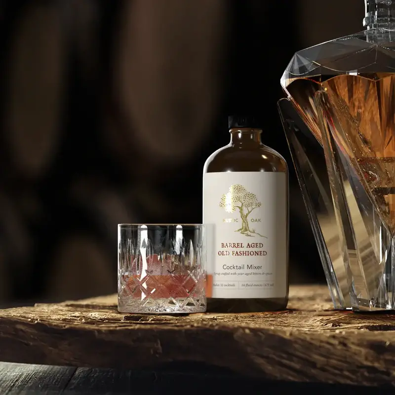 Rustic Oak - Barrel Aged Old Fashioned Mix (16oz)