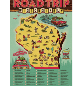 Drink Wisconsinbly Road Trip Wisconsinbly Poster-16x24