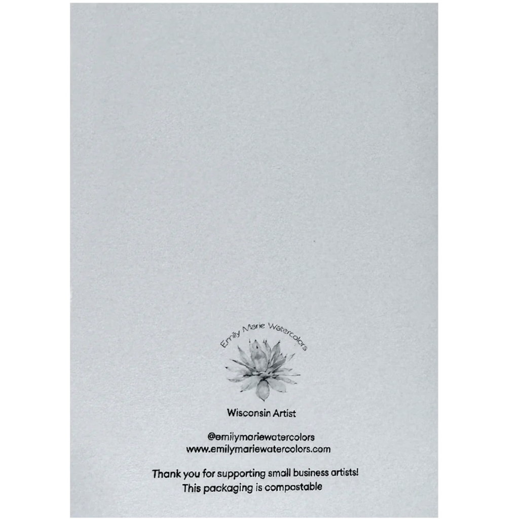 Drink Wisconsinbly Greeting Card: Old Fashioned Happy Birthday watercolor