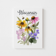 Wisconsin Native Flower Print 8x10