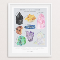 Persika Design Crystals and Minerals Print (11x14)