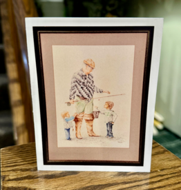 Richard Quick Fisherman Greeting Card (Richard Quick)