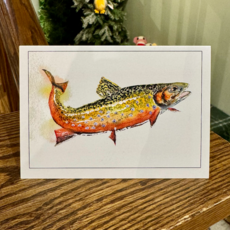 Amy Beidleman Brook Trout Greeting Card