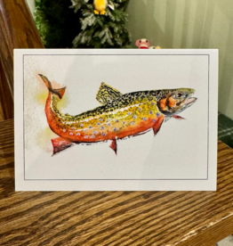 Amy Beidleman Brook Trout Greeting Card