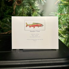 Amy Beidleman Rainbow Trout Greeting Card