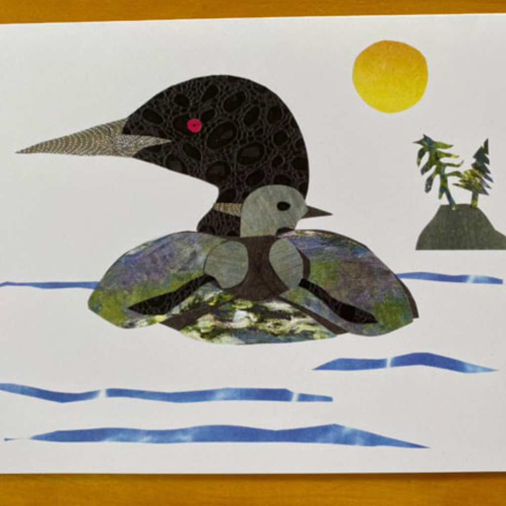 CindraArt Greeting Card - Mama Loon