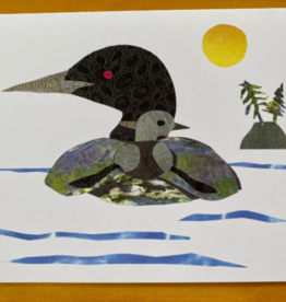 CindraArt Greeting Card - Mama Loon