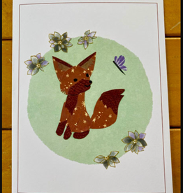 CindraArt Greeting Card - Little Fox