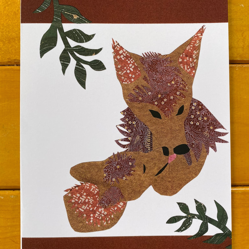 CindraArt Greeting Card - Fox Love