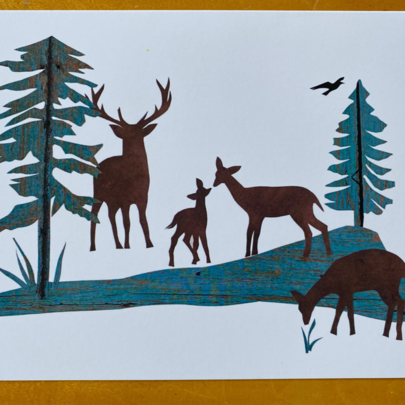 CindraArt Greeting Card - We're Not Alone