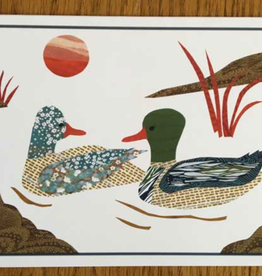 CindraArt Greeting Card - Mallards on the Pond