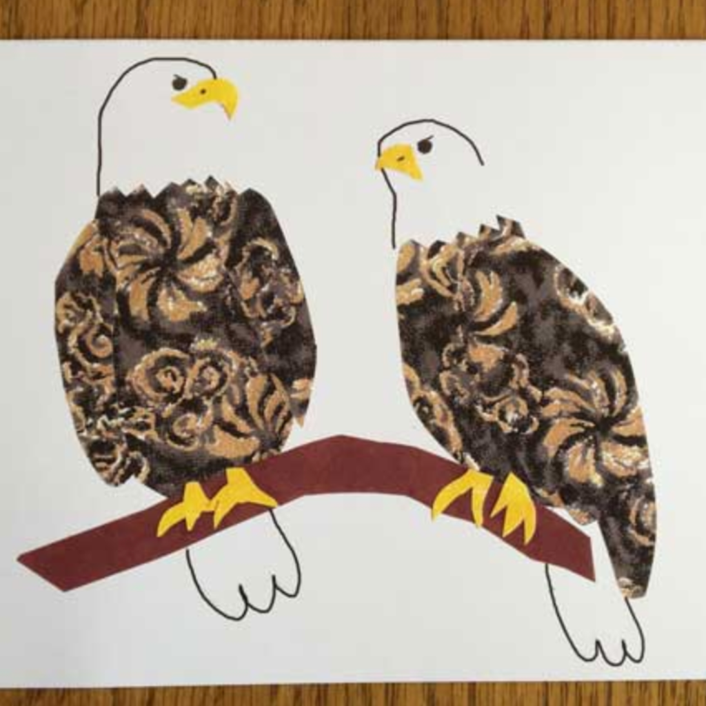 CindraArt Greeting Card - Two Eagles