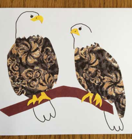 CindraArt Greeting Card - Two Eagles