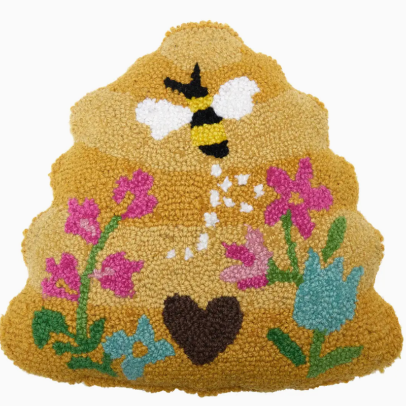 Peking Handicraft Shaped Bee Skep Hook Pillow