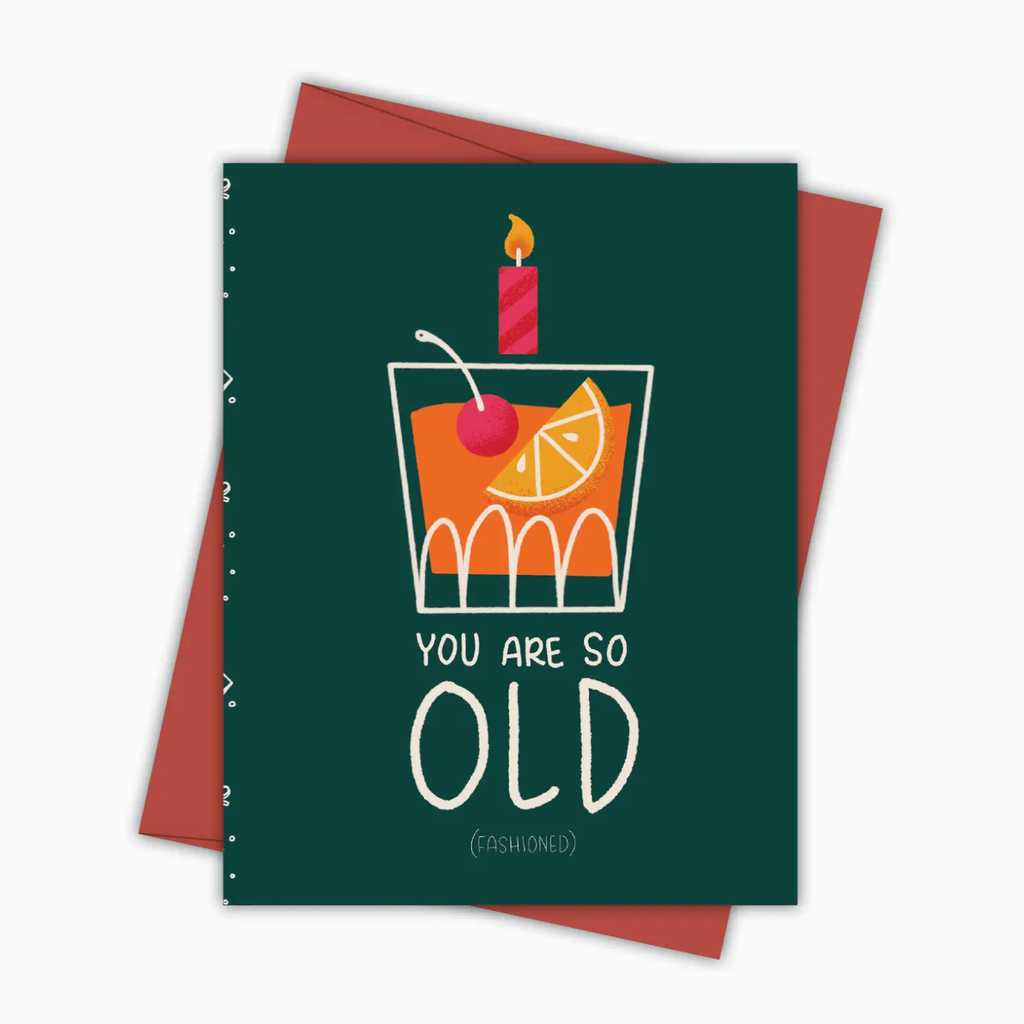 Pixel & Stitch You're So Old Fashioned Birthday Card