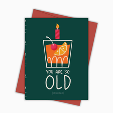 Pixel & Stitch You're So Old Fashioned Birthday Card
