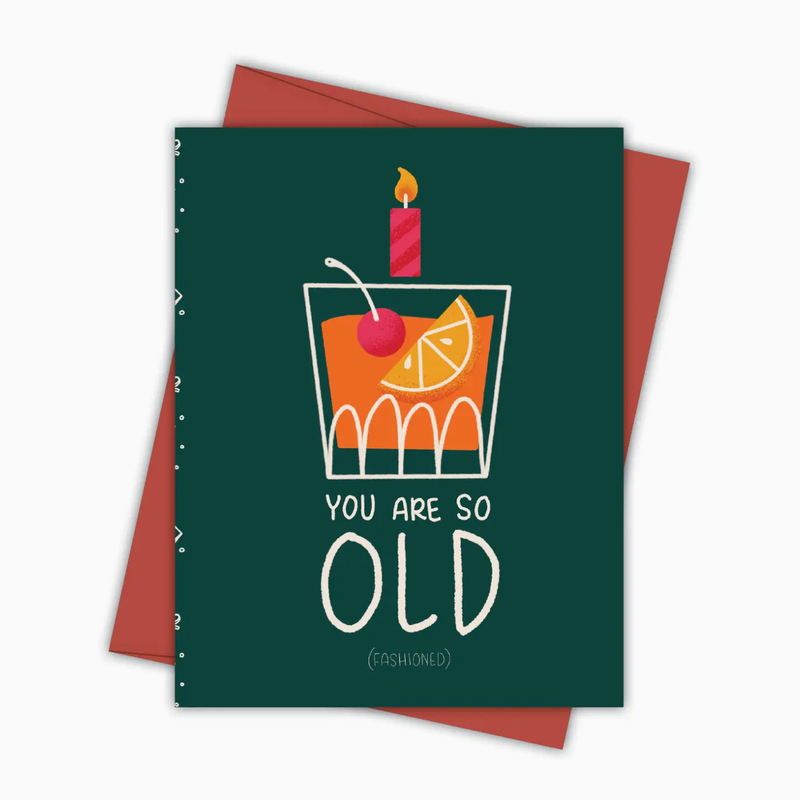 Pixel & Stitch You're So Old Fashioned Birthday Card