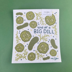 Pixel & Stitch Swedish Dishcloth - Kind of a Big Dill