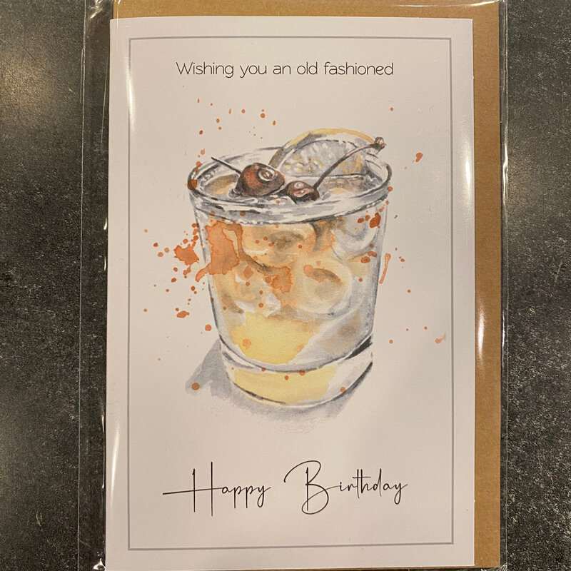 Wishing You an old Fashioned Birthday Card