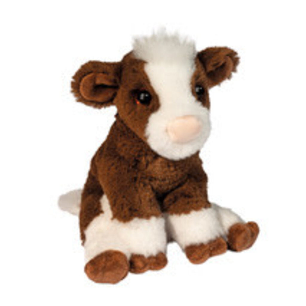 Douglas Bessie Brown Cow Plush - Mini Soft