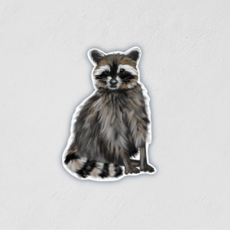Little Rock Designs Sticker - Raccoon (waterproof)