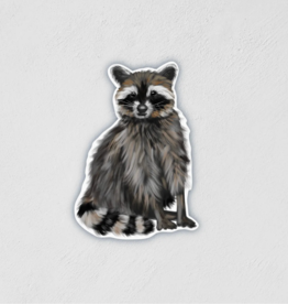 Little Rock Designs Sticker - Raccoon (waterproof)
