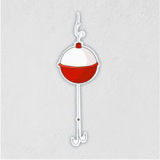 Sticker - Small Bobber with Line